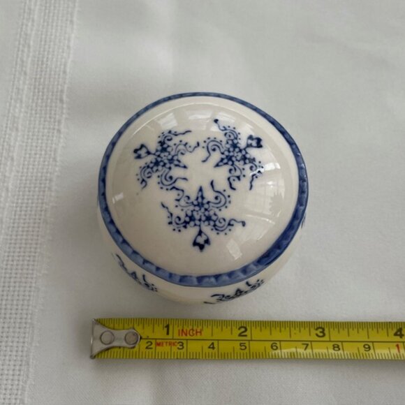 Miniature Bonbonniere / Ceramic Candy Box LBP Art Nouveau - France - Picture 7 of 7